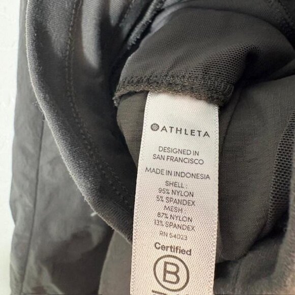 Athleta Jogger Pants Womens 4 Green Zip Pocket Drawstring Trekkie north - Picture 5 of 8